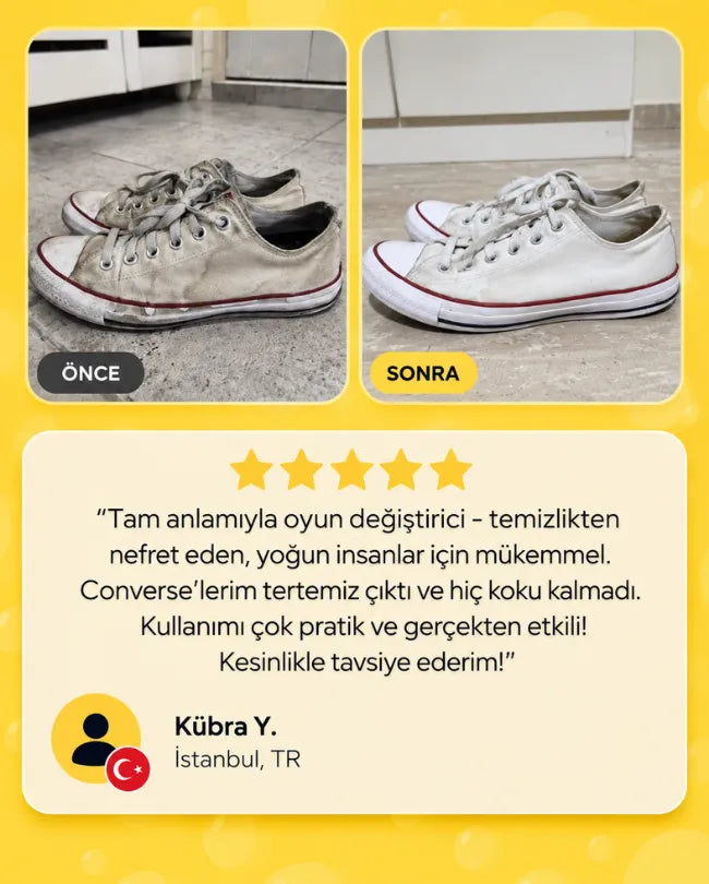 Pratiqon Ayakkabı Yıkama Çantası – Büyük Boy
